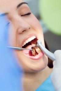 girl in dentist chair